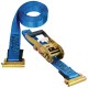 E Track Load Binder Ratchet Strap - 35mm Wide x 3m Long